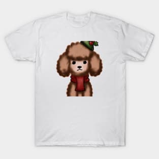 Cute Poodle Drawing T-Shirt